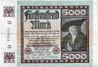 5000 Mark Deutschland 1922